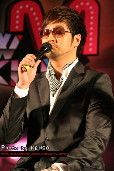 100405 Kim Tae Woo(김태우) Press Con. SHOW M KING 15