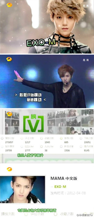 120609 Yinyuetai Chart