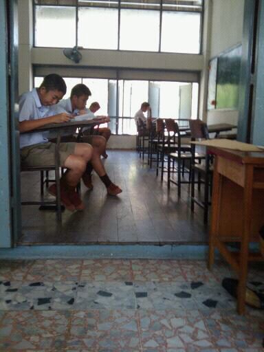 หน้าห้องสอบ