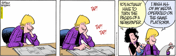 เด็ก digital กับหนังสือพิมพ์ยุคเก่า 