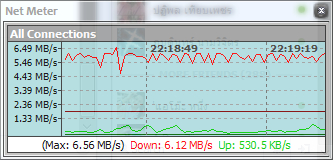 คึบับมันฟินมากอ่ะ โหลดบิตแล้วดูกราฟจาก Net Meter เพลินนๆ