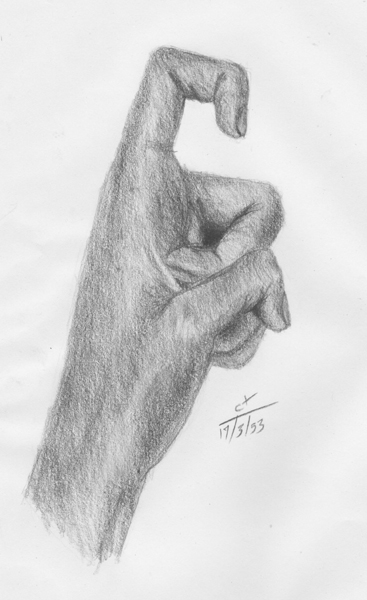 คิดว่าเป็นรูป"มือ"ที่ดีที่สุดที่เคยวาดมาแล้วล่ะ