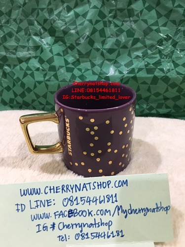 Starbucks Taiwan Purple Bright star double Mug by Cherrynatshop