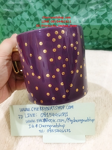 Starbucks Taiwan Purple Bright star double Mug by Cherrynatshop