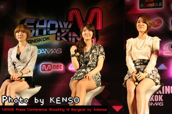 100405 SeeYa(씨야) Press Con. SHOW M KING Boram,SooMi,YeonJi