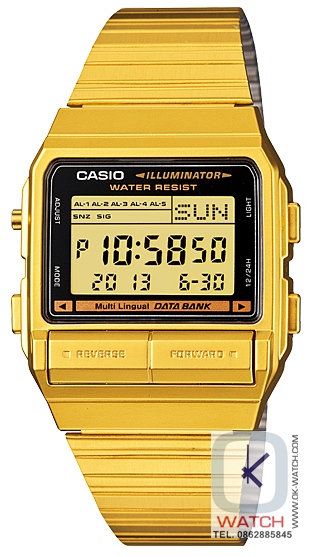 นาฬิกา Casio Data Bank รุ่น DB-380G-1A