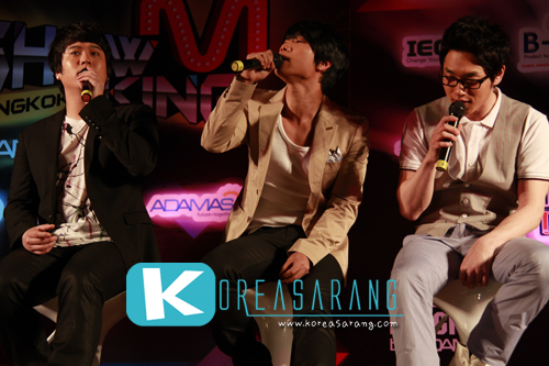 SG Wannabe in Thailand 05-04-10:Yongjun,Jinho,Sukhoon