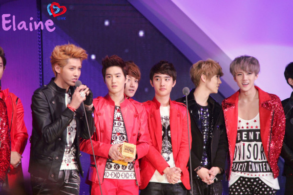 [Pic] 121130 EXO at MAMA 2012  