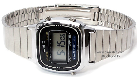  CASIO, LA-670, LA-670W, LA-670WA-1U , LA-670WA-1UW, LA-670WA-1UWD, LA-670, LA-670WA, LA-670WA-1,นาฬิกาสีทอง,นาฬิกาข้อมือ