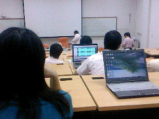 Graduated students meeting.