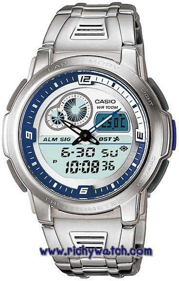 Casio standard Analog - Digital AQF-102WD-2BVDF