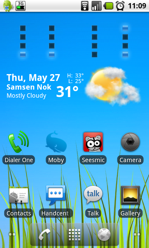 ใช้ Widget นาฬิกาแบบนี้ออกจะเทพ ไหงโดน @nopparat @mekpro หาว่า Geek ฟะ! T_T