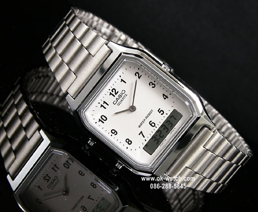 Casio , Active Dial , Silver Tone , AQ-230A , AQ-230A-1 , AQ-230A-7 , AQ-230A-1D , AQ-230A-7B , AQ-230A-7D , AQ-230A-1DM , AQ-230A-7BM , AQ-230A-7DM
