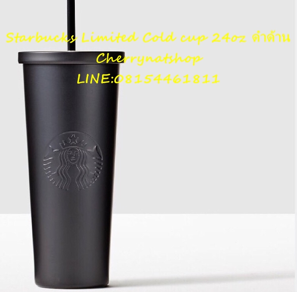แก้วสตาร์บัคส์อเมริกา,StarbucksLimitedColdCup,Cherrynatshop,Starbucks_limited_lover,StarbucksColdCup24ozMatteBlack