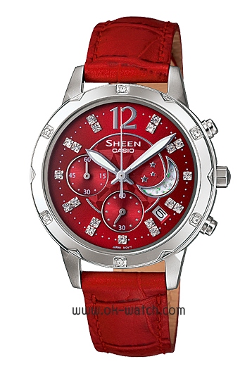 SHE-5017L-4A, SHE-5017L-4ADF,SHE-5017L,SHE-5017L-4,SHE-5017L-4A,SHE-5017L-4ADF,SHE-5017L-4A,SHE-5017L-4ADF,นาฬิกา casio, casio sheen, นาฬิกาข้อมือ, www.ok-watch.com, นาฬิกาผู้หญิง