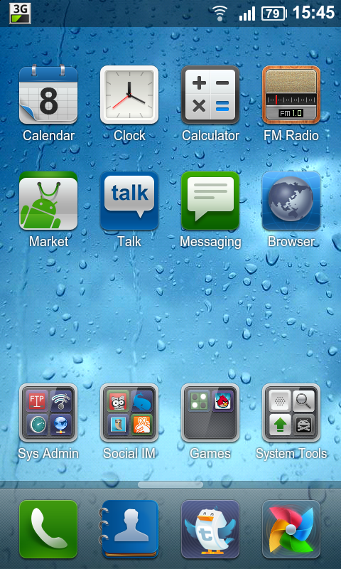 สามารถจัดโฟลเดอร์แอพได้แบบ iPhone 4 หมวยเมพ