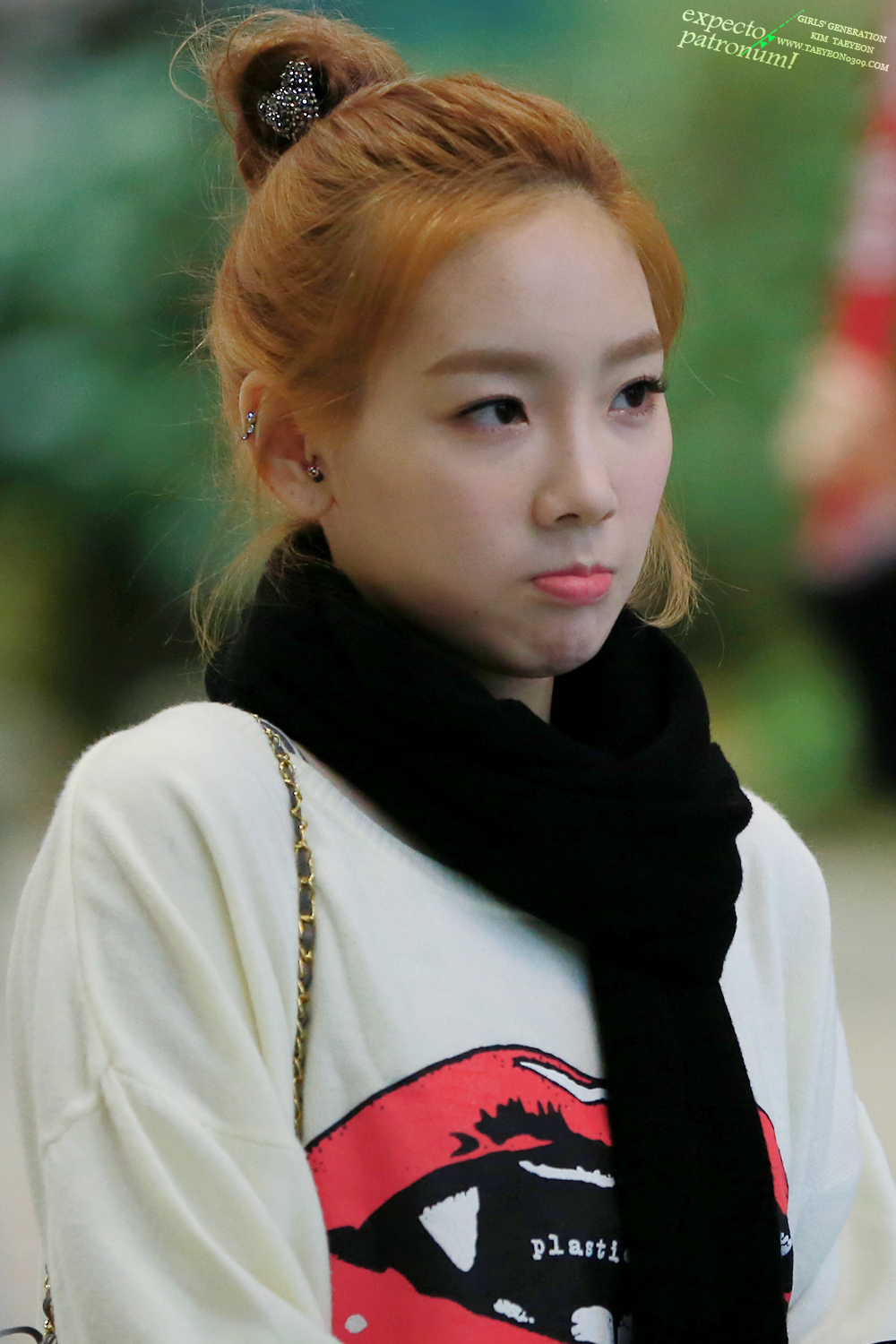  [CAP] 2.03.13 TaeYeon, Tiffany, & SeoHyun @ Aeropuerto Gimpo  0302-3