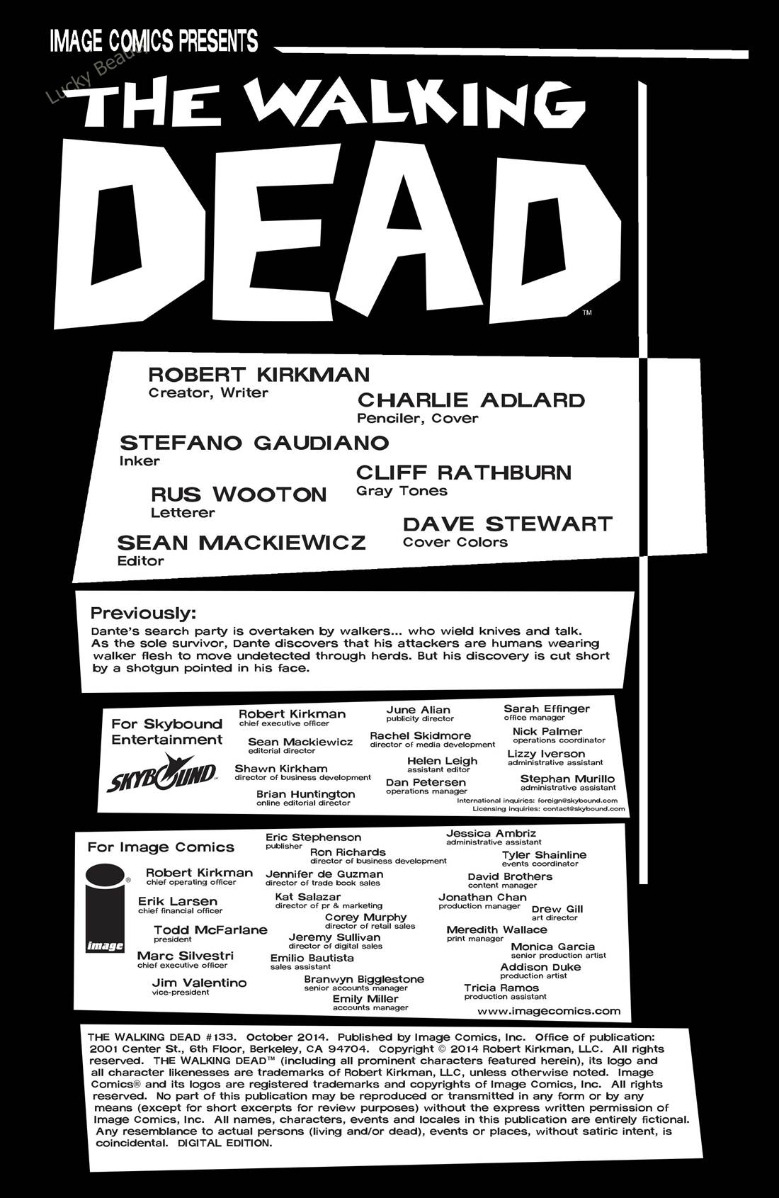 อ่านการ์ตูน The Walking Dead 133 ภาพที่ 2