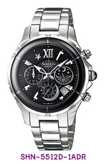 นาฬิกาข้อมือ, นาฬิกา Casio, Casio Sheen, SHE-5512, SHE-5512D, SHE-5511D-1A, SHE-5512D-1ADR