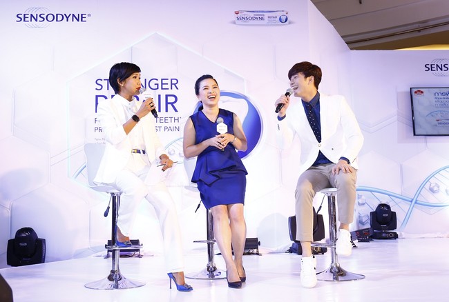 ?กาละแมร์ พัชรศรี? ควงคู่  ?บี้ KPN? ชวนคนไทยรักษ์ฟันร่วมพิสูจน์การดูแลและปกป้องอาการเสียวฟัน