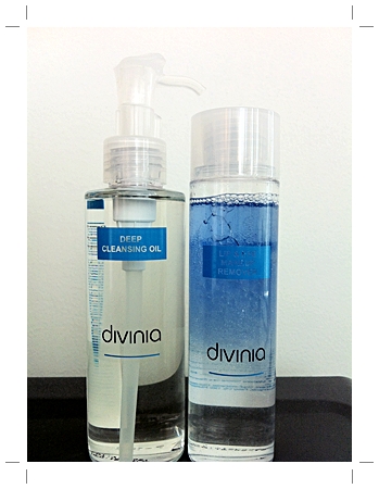 Divinia Deep Cleansing Oil & Divinia Lip and Eye Makeup Remover