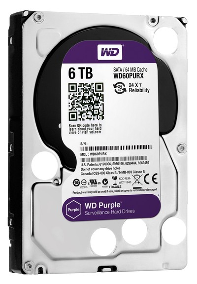 WD® ส่ง WD Purple™6 TB ขยายไลน์ฮาร์ดดิสก์สำหรับใช้งานกล้องวงจรปิด