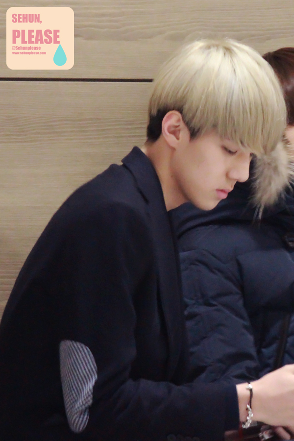[Pic] 130116 Sehun - ICN Airport [Sehun Please] 5P