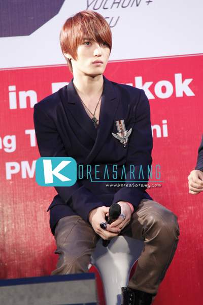 JYJ Showcase Tour in BKK (Press Conference) 14-10-10:Jaejoong