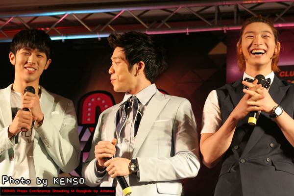 100405 2AM Press Con. SHOW M KING 5 SeulOng,ChangMin,JinWoon