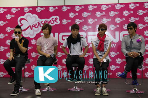 BIGBANG in Thailand 09-09-10 (Eversense Press Conference)