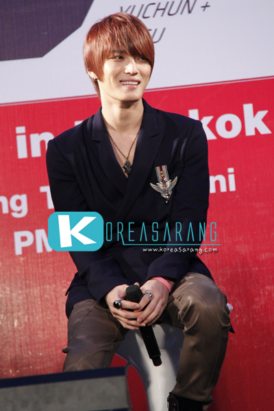 JYJ Showcase Tour in BKK (Press Conference) 14-10-10:Jaejoong