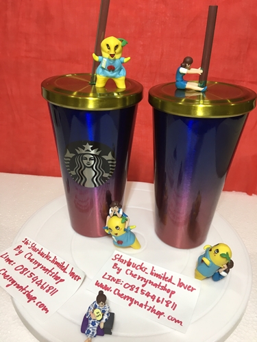 Starbucks USA Limited Cold Cup 16oz สีเขียวประกายม่วงรุ้งวาวสวยมากๆคล้ายสีปีกแมลงทับ หายากไม่มีในไทย