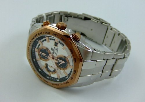 Casio Edifice Chronograph รุ่น EF-531D-7AVDF นาฬิกาข้อมือสำหรับผู้ชาย สาย Stainless แข็งแรงไม่เป็นสนิม ปกติ 6900 บาท ลดเหลือ 3700 บาท (www.ok-watch.com)