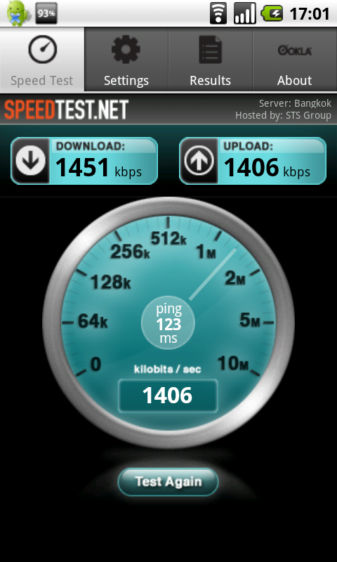 cat cdma speedtest
