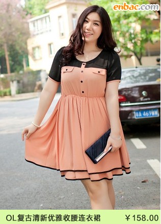 เสื้อผ้าเดรสคนอ้วน