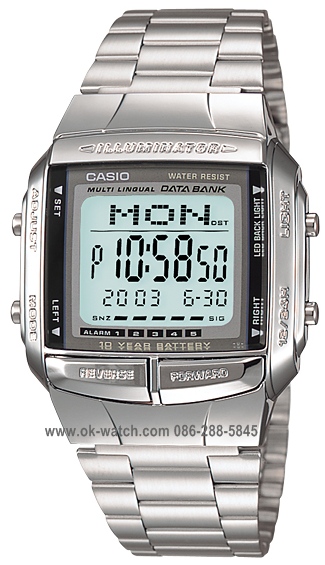 นาฬิกา Casio Data bank รุ่น DB-360-1A, DB-360-1A, DB-360-1, DB-360-1A, casio DB-360-1A, นาฬิกา casio, นาฬิกาข้อมือ