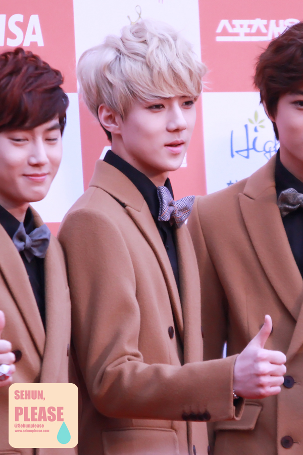 [Pic] 130131 Sehun - Seoul Music Awards [Sehun Please] 2P