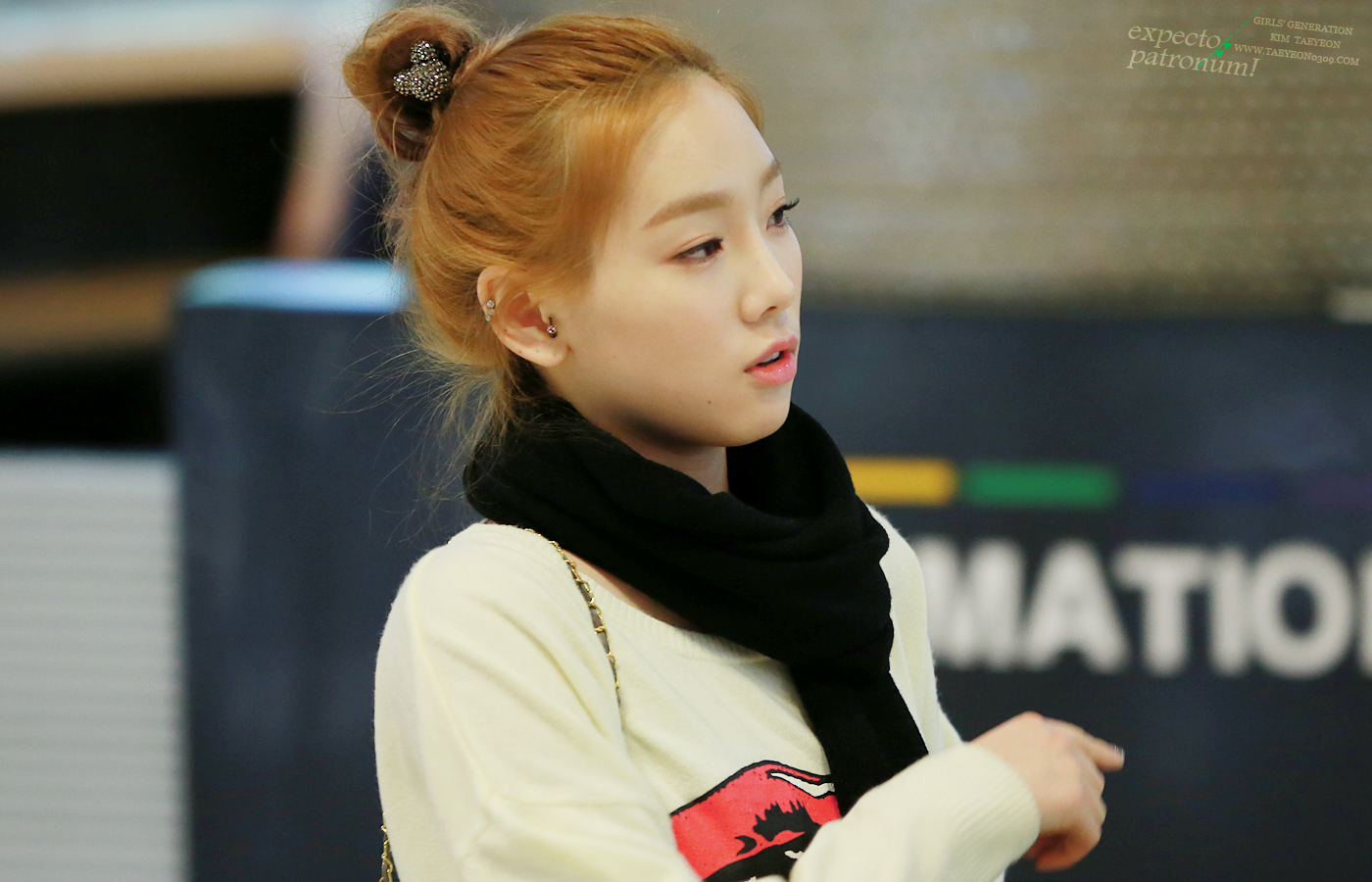  [CAP] 2.03.13 TaeYeon, Tiffany, & SeoHyun @ Aeropuerto Gimpo  0302-4
