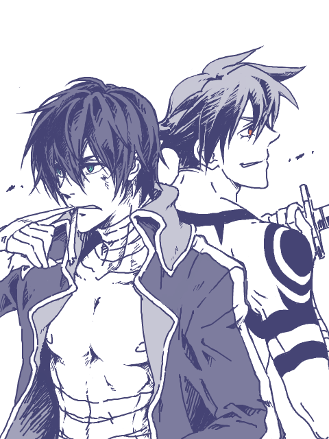 ชิม่อนกับอานิคิ ;w;!!!