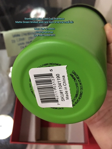 !Limited Edition Starbucks USA  Cold Cup Tumbler - Matte Green 369, 16 Fl Ozสีเขียวด้านที่ใครๆตามหา