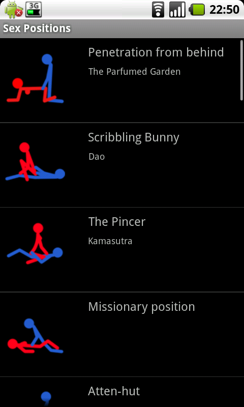 App Android : Sex Position