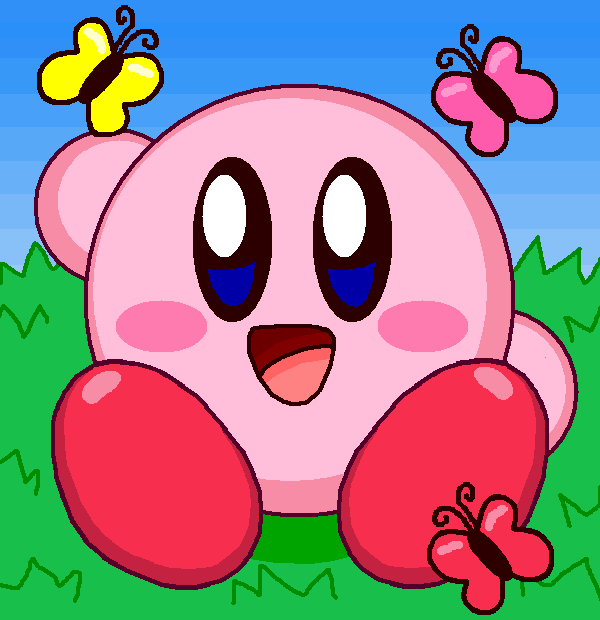 Kirby Have Butterfly 2 (SSB4 Colors)