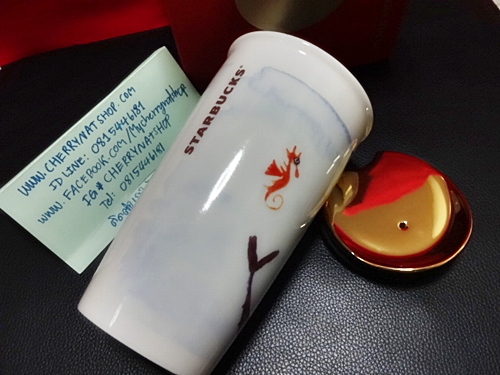 Illustrated Siren Double Wall Traveler, 12 fl นำเข้าโดยcherrynatshop