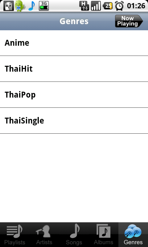 ชอบก็ตรงแยกตามประเภทเพลงได้