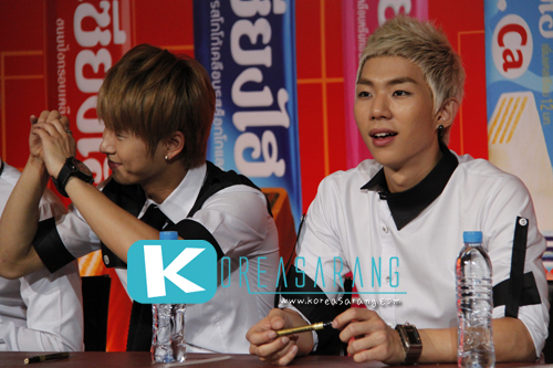 ZE:A in Thailand 29-07-10:Minwoo,Kevin