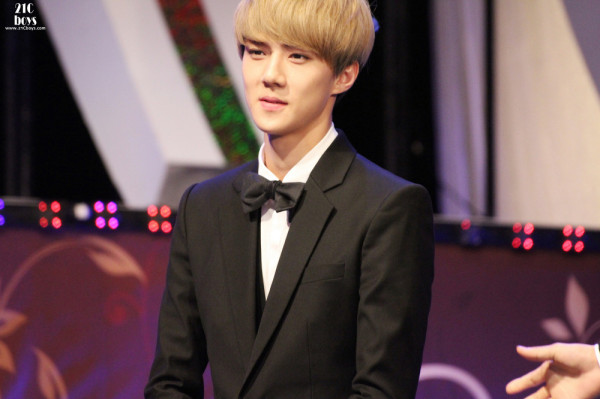 [Pic] 121128 Sehun at The 19th Korean Entertainment Awards [21CBOYS] 11P