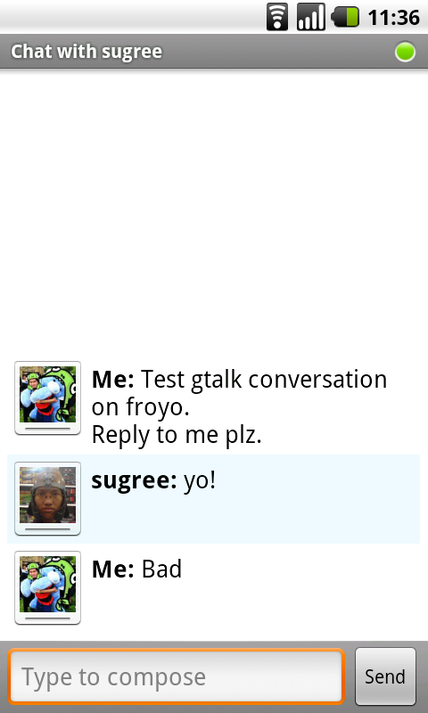 หน้า gtalk conversation เลวร้ายมาก cc @sugree
