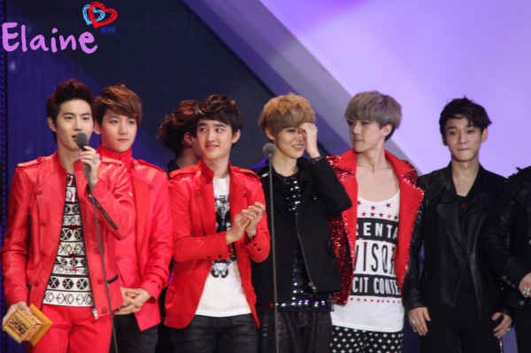 [Pic] 121130 EXO at MAMA 2012  