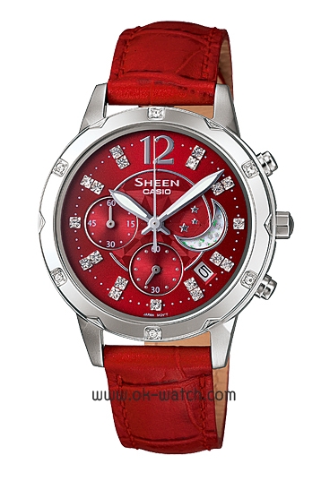 SHE-5017L-4A, SHE-5017L-4ADF,SHE-5017L,SHE-5017L-4,SHE-5017L-4A,SHE-5017L-4ADF,SHE-5017L-4A,SHE-5017L-4ADF,นาฬิกา casio, casio sheen, นาฬิกาข้อมือ, www.ok-watch.com, นาฬิกาผู้หญิง