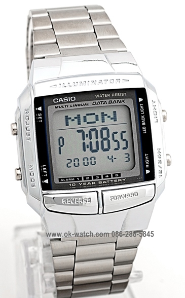 นาฬิกา Casio Data bank รุ่น DB-360-1A, DB-360-1A, DB-360-1, DB-360-1A, casio DB-360-1A, นาฬิกา casio, นาฬิกาข้อมือ